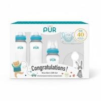 ราคา เซ็ตขวดนมสำหรับเด็กแรกเกิด PUR สีฟ้า (888231500007)