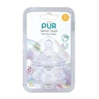 ราคา จุกนม PUR รุ่ม GENTLE TOUCH คอกว้าง ขนาด S (0-3 เดือน แพ็ค 2 ชิ้น) (888231500020)