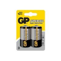 ราคา ถ่านคาร์บอนซิงค์ GP BATTERY CABON ZINC SUPERCELL DX2 1 กล่อง (10 แพ็ค) (888232400030)