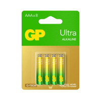ราคา ถ่านอัลคาไลน์ GP BATTERY ULTRA ALKALINE AAA X 8 1 กล่อง (12 แพ็ค) (888232400031)