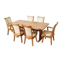 ราคา ชุดโต๊ะอาหาร 6 ที่นั่ง FURDINI GLASIA สีน้ำตาล (1303826)