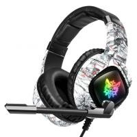 ราคา หูฟังเกมมิ่ง ONIKUMA K19 GAMING HEADSET - ลายพลางสีขาว (888170100098)