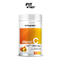 ราคา ผลิตภัณฑ์เสริมอาหาร FITWHEY VITAMIN C 1000 MG + ROSE HIP - 60 เม็ด (888213500427)