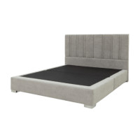ราคา ฐานรองหัวเตียง 6 ฟุต WISDOM DESIGN FURNITURE รุ่น LEO สีเทา (888216600797)