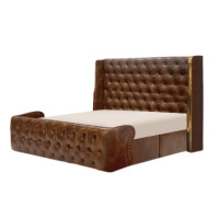 ราคา ฐานรองหัวเตียง 6 ฟุต WISDOM DESIGN FURNITURE รุ่น BELIEVE สีน้ำตาล (888216600799)