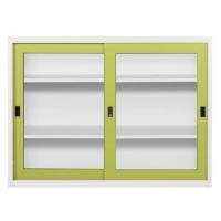 ราคา ตู้บานเลื่อนกระจก KIOSK KGD-4 4 ฟุต สีเขียว (1146947)