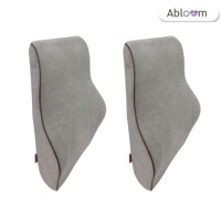 ราคา แพ็คคู่ เบาะรองหลัง เมมโมรี่โฟม ABLOOM_สีเทา (888125000382)