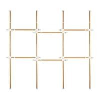 ราคา ราวแขวนผ้า 6 ราวแขวน TUGU R01M สีไม้ (1187002)