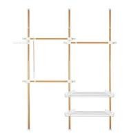 ราคา ราวแขวนผ้า 3 ราวแขวน 2 ชั้นวาง TUGU R08M ลายไม้ (1228896)