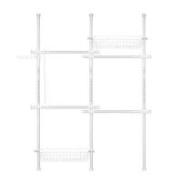 ราคา ราวแขวนผ้า 4 ราวแขวน 2 ตะกร้า TUGU R15PW สีขาว (1228934)