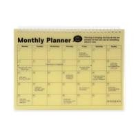 ราคา สมุดแพลนเนอร์ PP month planner สีเหลือง (888154100001)