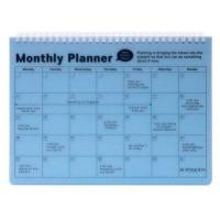 ราคา สมุดแพลนเนอร์ PP month planner สีฟ้า (888154100003)