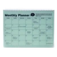 ราคา สมุดแพลนเนอร์ PP month planner สีเขียว (888154100004)