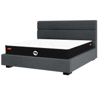 ราคา ที่นอนยางพาราเสริมโฟม 5 ฟุต MORNING M6 มาพร้อมเตียงไม้อัดคุณภาพสูง สไตล์โมเดิร์น LUNIO ATLAS (888170800275)