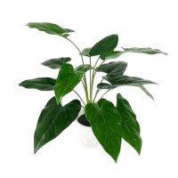 ราคา ต้นว่านนางกวักใบโพธิ์ปลอม PIMARN รุ่น PID300 สูง 60 CM - 14 ใบ (888237700013)