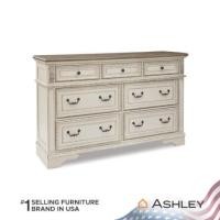 ราคา ตู้ลิ้นชัก 7 ลิ้นชัก ASHLEY FURNITURE HOMESTORE รุ่น REALYN/162 สีขาววินเทจ (888122802098)