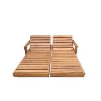 ราคา เตียงริมสระแบบคู่ ไม้สัก PAREENA DECOR รุ่น MODERN TEAK เตียงอาบแดด (888207200003)