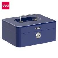 ราคา กล่องเหล็กเก็บเงิน DELI ET503-BL-01 กุญแจ สีน้ำเงิน (888134600807)