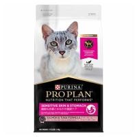 ราคา อาหารแมว PRO PLAN SENSITIVE SKIN AND STOMACH SALMON AND TUNA 1.5 กก. (1200473)