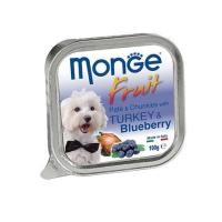 ราคา อาหารเปียกสุนัข MONGE FRUIT TURKEY AND BLUEBERRY 100 ก. (1203129)
