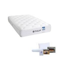 ราคา ที่นอนสปริง 3.5 ฟุต TULIP รุ่น PRAGUE พร้อมชุดเครื่องนอน 7 ชิ้น (1235084)