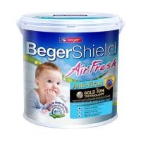 ราคา สีน้ำทาฝ้า BEGER SHIELD AIR FRESH PG-2000 สีเทา ด้าน 1 แกลลอน (1157300)