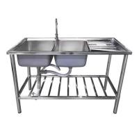 ราคา LUCKY FLAME ซิงค์ขาตั้ง 2หลุม 1ที่พัก รุ่น STS-1256