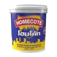 ราคา สีน้ำทาภายนอก ชนิดด้าน TOA HOMECOTE HC500 สีขาวมุก 5 แกลลอน (1232028)