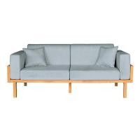 ราคา โซฟาไม้ยางพารา RENITA HOME รุ่น LUND 200X80CM. ผ้ากึ่งกำมะหยี่ สะท้อนน้ำ สีฟ้า (HPP947/06) (888116600003)