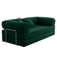 ราคา โซฟาเบด RENITA HOME รุ่น LEKO 200X100CM. ผ้าลูกฟูกลอนใหญ่ สีเขียว (608-19) (888116600071)