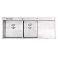 ราคา TECNOPLUS ซิงค์ฝัง 2 หลุม 1 ที่พัก รุ่น 2130UD