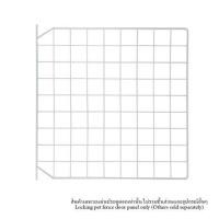 ราคา แผ่นประตูคอกสัตว์เลี้ยง PETUS ซี่ห่าง 1.5 ซม. 35x35 ซม. สีขาว (1287376)