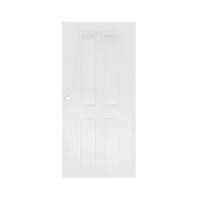 ราคา ประตูภายนอก UPVC เจาะลูกบิด MODERNWOOD MWR005 90x200 ซม. สีขาว (1304491)