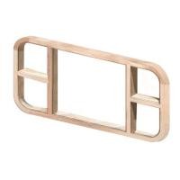 ราคา วงกบหน้าต่างโค้ง ไม้เนื้อแข็ง N999 MM-05 100x200 ซม. สีธรรมชาติ (1267230)