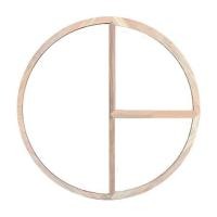 ราคา วงกบหน้าต่างโค้ง ไม้เนื้อแข็ง N999 MM03 100x100 ซม. สีธรรมชาติ (1267250)