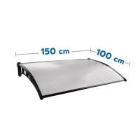 ราคา กันสาดโพลีคาร์บอเนต ผิวใส SUNSHIELD 100x150 ซม. สีใส (1015476)