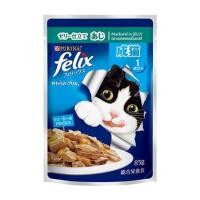 ราคา อาหารเปียกแมว FELIX ADULT MACKEREL IN JELLY 85 ก. (1213073)