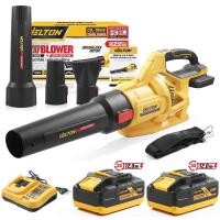 ราคา เครื่องเป่าใบไม้ไร้สาย (พร้อมแบตเตอรี่ 2 ก้อน) DELTON รุ่น CBL-988DB TURBO FORCE 20V 12AH (888204600201)