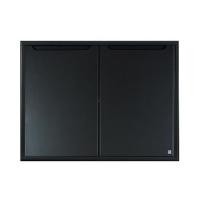 ราคา บานใต้เตา KING CURVE 81.6x61.8 ซม. สีเทา (1159880)
