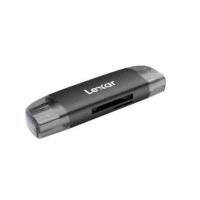ราคา การ์ดรีดเดอร์ Lexar Dual-Slot SD/MicroSD Card, USB-A/C, UHS-I (888222300149)