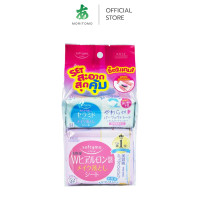ราคา แผ่นเช็ดเครื่องสำอาง SOFTYMO สูตรไฮยาลูรอน (52 แผ่น X 2 ห่อ) แถมฟรี สูตรเซราไมด์ (52 แผ่น X 1 ห่อ) (888243100023)