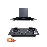 ราคา ชุดเซต เครื่องดูดควัน + เตาฝังแก๊ส 2 หัว KASHIWA PSD-309H+ X-5100+สายปรับแรงดันต่ำ (888155800223)