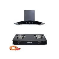ราคา ชุดเซต เครื่องดูดควัน + เตาแก๊ส 2 หัว KASHIWA PSD-309H + X-2400+สายปรับแรงดันต่ำ (888155800227)