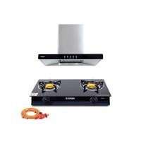 ราคา ชุดเซต เครื่องดูดควัน + เตาแก๊ส 2หัว KASHIWA PSD-203D + X-2200 +สายปรับแรงดันต่ำ (888155800238)