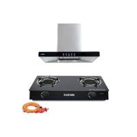 ราคา ชุดเซต เครื่องดูดควัน + เตาแก๊ส 2หัว KASHIWA PSD-203D + X-2300 +สายปรับแรงดันต่ำ (888155800239)
