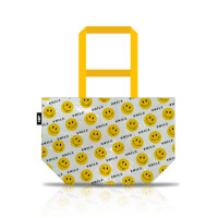 ราคา กระเป๋าช้อปปิ้ง VAVAZ รุ่น SMILE สีเหลือง (M) (888178400083)