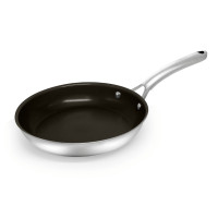 ราคา กระทะตื้น 24 ซม. NON-STICK ไร้การเคลือบ CORELLE DURANANO สีเงิน (888236400002)