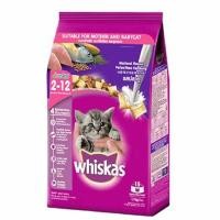 ราคา อาหารแมว WHISKAS JUNIOR พ็อกเก็ตนม รสปลาทู 1.1 กก. (1201963)