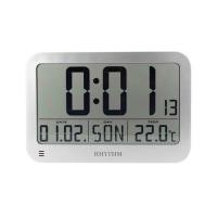 ราคา นาฬิกาตั้งโต๊ะดิจิทัล RHYTHM LCT084NR19 8.5X5.5 นิ้ว สีเงิน (1216960)