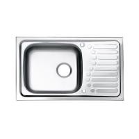 ราคา ซิงค์ฝัง 1 หลุม 1 ที่พัก PREMA PM863SD2B 75 ซม. สีเงิน (1309794)